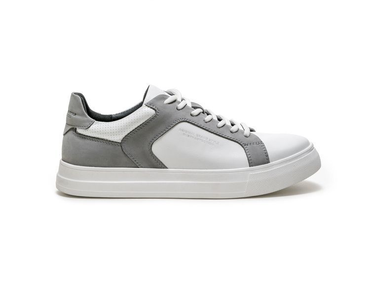 Мужские кеды Maidstone White&Gray DS 20-02/1 фото