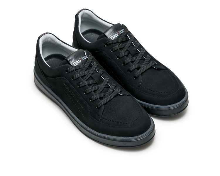 Мужские кеды Buxton All Black LT-50 фото