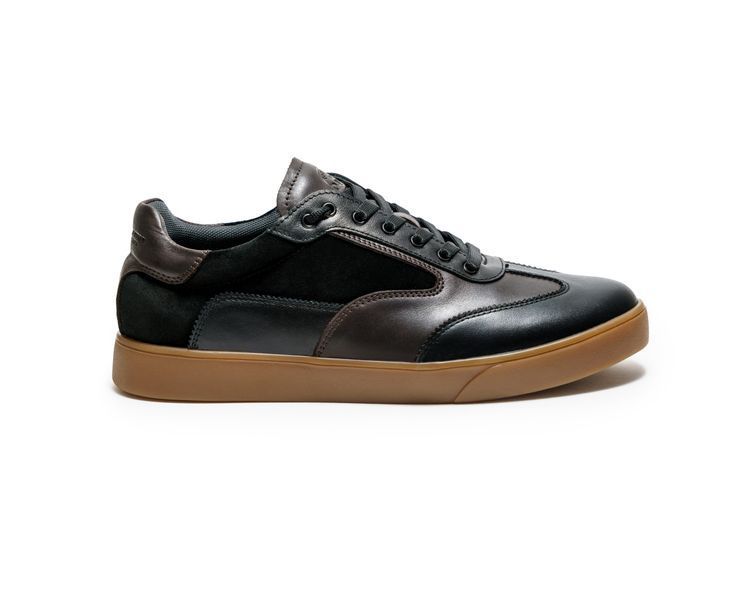 Чоловічі кеди Stylish sneakers Black&Brown  ML 1 фото