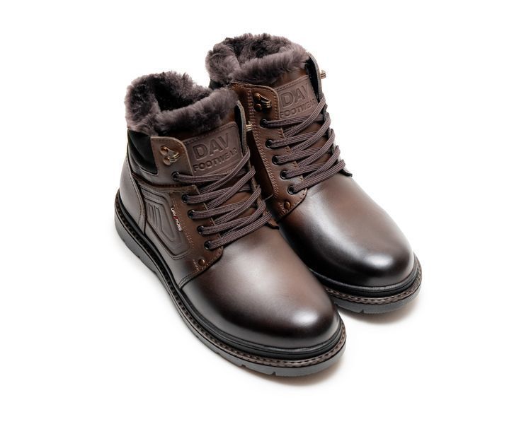 Чоловічі черевики Crawley SH Brown цигейка розмір 40 DS-801/1 фото