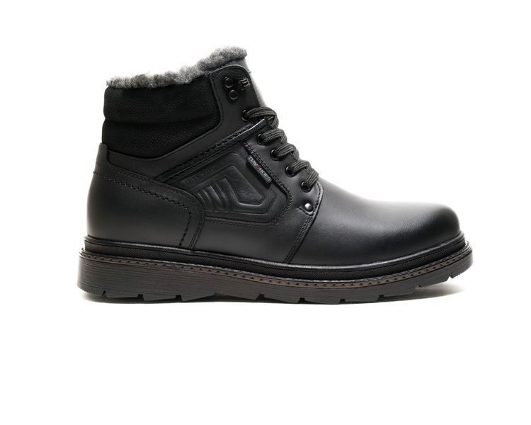 Черевики чоловічі шкіряні Alaska Black DS-800 фото