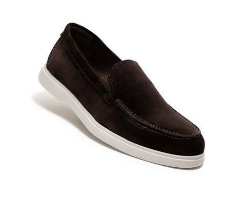 Чоловічі Лофери замшеві Dark Brown LOF-5 фото