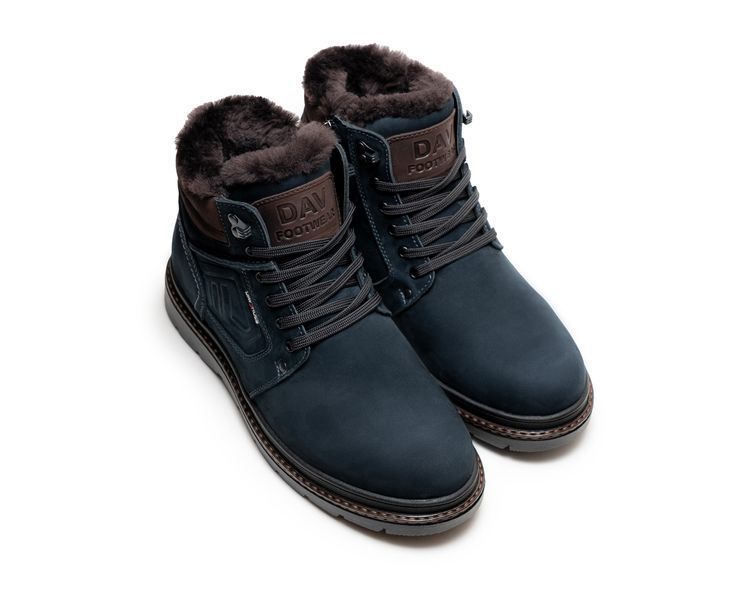 Чоловічі черевики Crawley SH Blue нубук, цигейка розмір 40 DS-803/1 фото