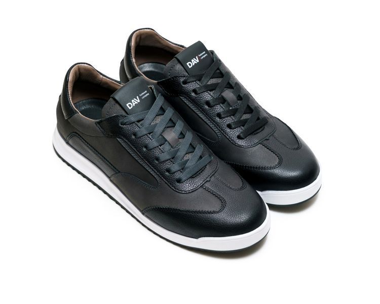 Чоловічі кеди Stylish sneakers Gray&Black  ML 2 фото