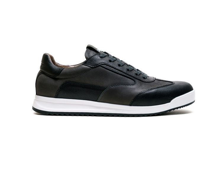 Чоловічі кеди Stylish sneakers Gray&Black  ML 2 фото